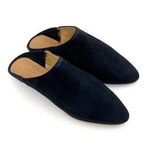 Nanushka Babou Closed Toe Slippers Navy Sz 37 Fits Small